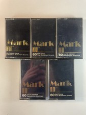 Lot De 5 cassettes k7 audio diverses Vierges Enregistrées À Reenregistrer