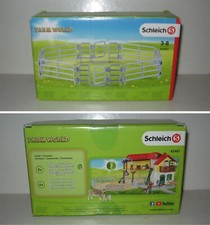 SCHLEICH FARM WORLD #42487 CLOTURE CORRAL FENCE ZAUN,NEUF,SEALED,NEU HORSE CLUB