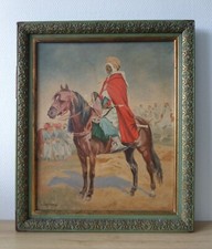 Tableau huile sur bois