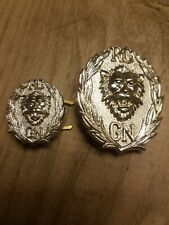 Insigne gendarmerie nationale republique de Guinée  et miniature  Guinee