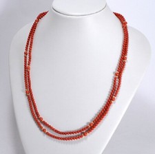 Collier or Jaune 18kt Corail