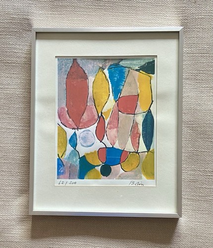 Gustav bolin lithograph signed - bolin,