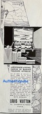 PUBLICITE LOUIS VUITTON MALLE BAGAGE VANITY NECESSAIRE DE VOYAGE DE 1928 AD PUB