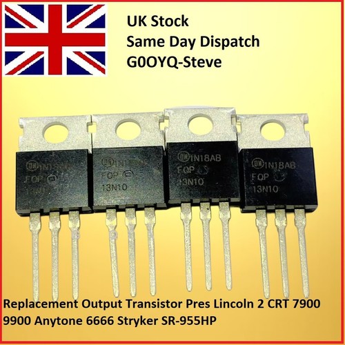 Replacement output transistor - replacement,
