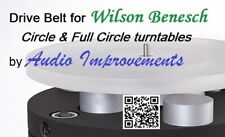 Courroie d'entraînement en silicone Wilson Benesch Circle & Full Circle Super...