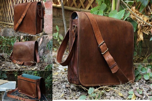 Sacs messagers vintage cuir - sacs,
