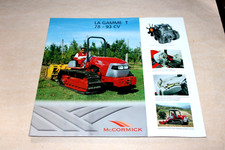 Prospectus Tracteur MAC CORMICK IH Chenillé 78 Tractor Traktor Prospekt Brochure