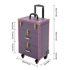 Portable Makeup Train Case