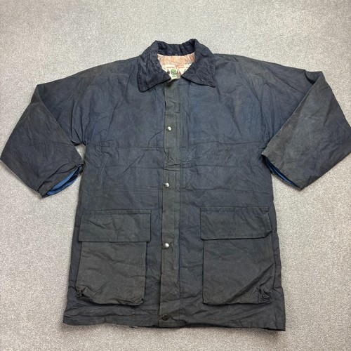 Veste cire adulte bleu - en,