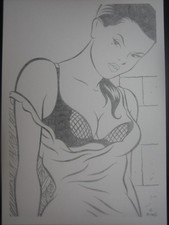 Ex-libris Walter Minus / sexy