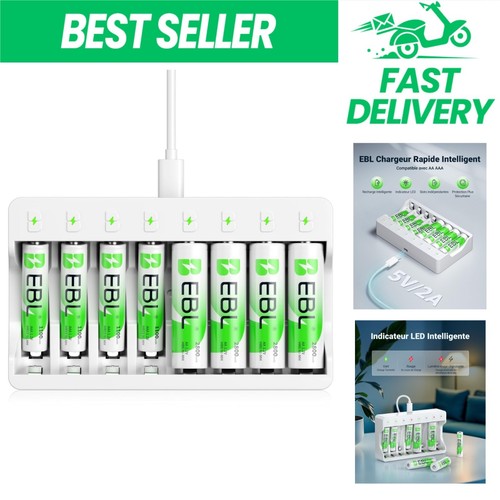 Chargeur piles rechargeables