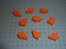 9 x LEGO Orange Slope Brick ref 3665 Set 60165/60064/75222/10233/60437/70357...