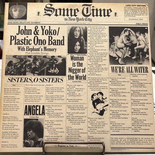 Disque vinyle original