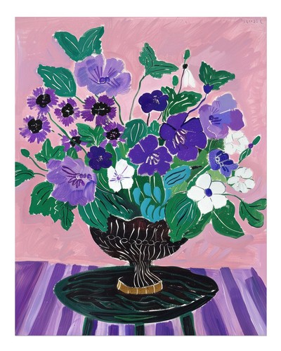 Bouquet fleurs art mural - bouquet,
