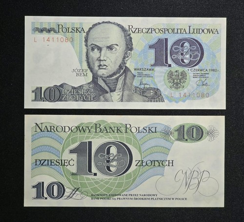 Poland zlotych 1982 - 10,