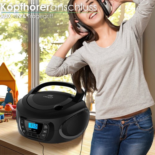 Portable player cd radio - player,