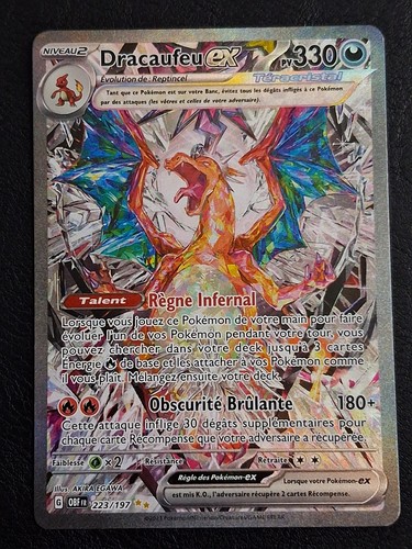 Carte pokémon dracaufeu - carte,