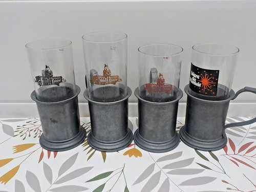 Pot etaing verre ancien - pot,