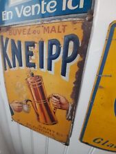 plaque tôle non  émaillée café kneipp