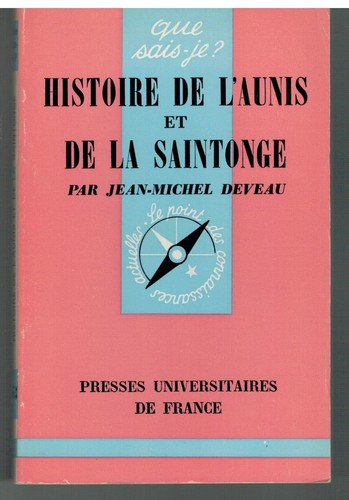 Histoire aunis de la - l,