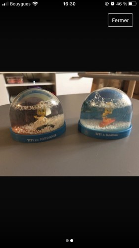 Lot boules neige pays - boules,