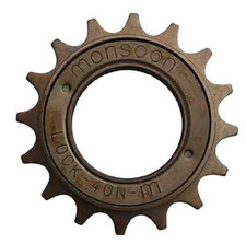 Roue Libre Pignon BRONZE pour velo BMX Mono Vitesse  16 , 18 ou 20 dents