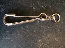 GRAND CLIP POUR CHIEN 6" 360º PIVOTANT.CLIP PLOMB ROBUSTE ** Harnais cheval/chien sécurité