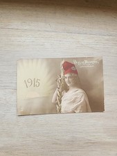 CPA carte postale ancienne Guerre 14-18 1915 femme vers le triomphe Patrie