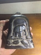 Rare Cloche À Éléphants En