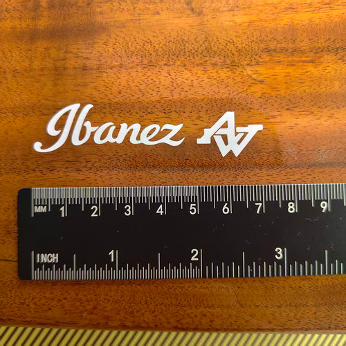 3pcs custom white guitar logo - 3pcs,