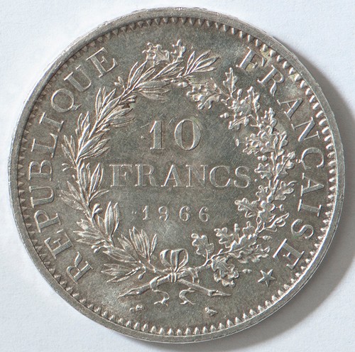 Francs hercule 1966 - 10,