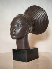 Sculpture Buste Africaniste