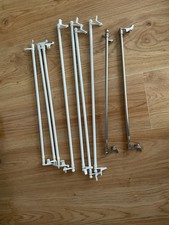 Lot de 9 tringles à rideaux