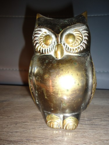 Sculpture chouette hibou - sculpture, en