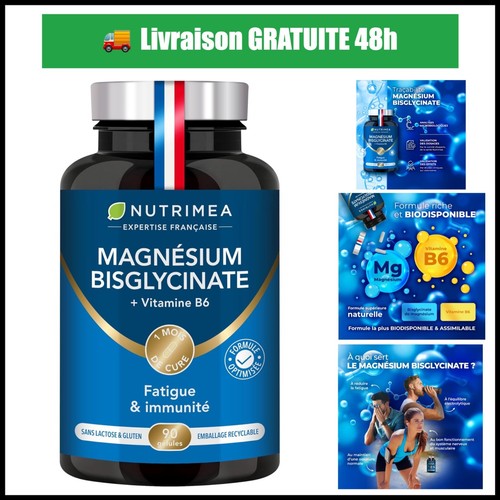 Magnésium bisglycinate - bisglycinate, +