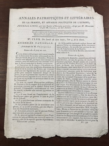 Bastille démolie 1792 - la,
