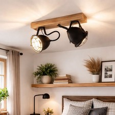 Plafonnier Lampe Spot Noir