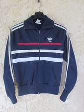 Veste ADIDAS FIRST vintage bleu marine VENTEX France jacket jacke felpa 162 S