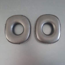 2x Coussinets Noirs Vintage Pour Casque Audio Télévision Radio