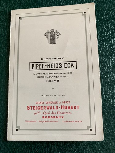 Champagne piper heidsieck - piper, -heidsieck