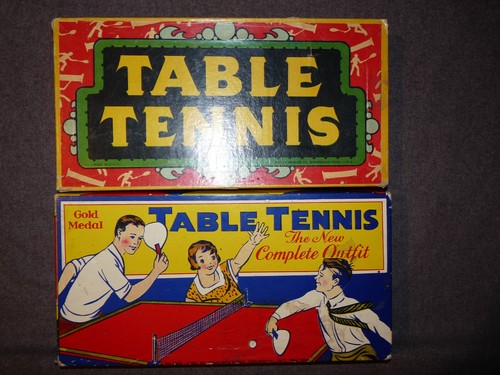 Antique table tennis ping - 2,