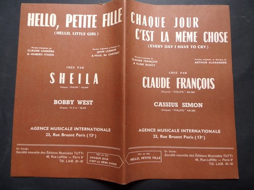 Partition chaque jour - §§,