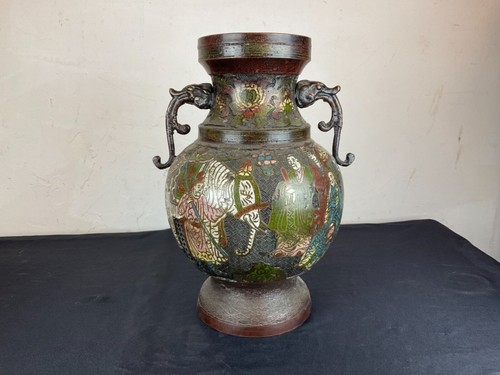 Vase chinois balustre periode - vase,