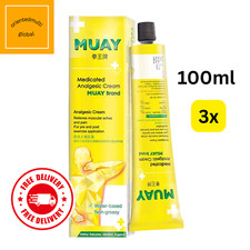 3 x crème de massage Namman Muay Muay Thai soulagement de la douleur 100 g or...