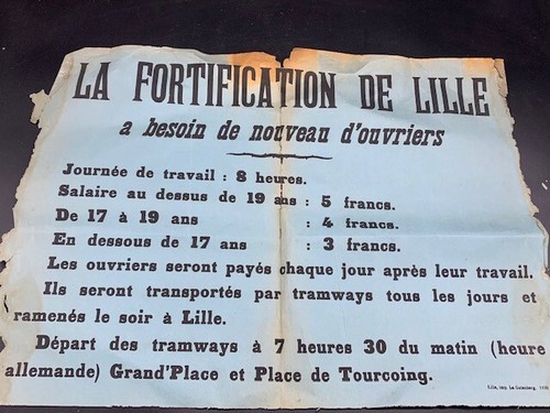 Affiche occupation allemande