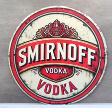 Plaque métal vintage Smirnoff