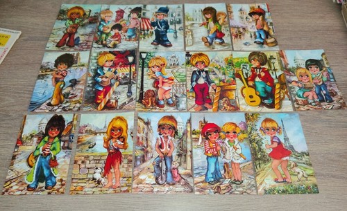 Serie 21 cartes - *, postales