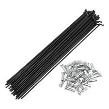 Rayons De Vélo Universels Pour Roue Vélo 14G 183Mm En Acier Carbone 1 Ensemble