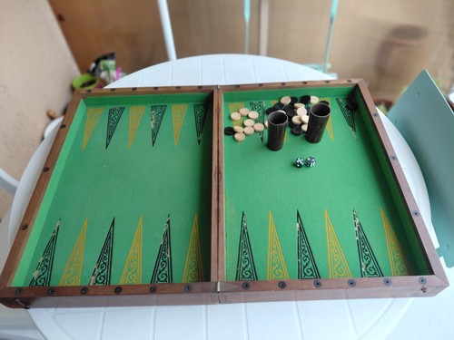 Ancien grand jeu backgammon - ancien, de