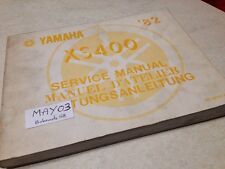 Yamaha XS400 1982 XS 400 400XS  manuel atelier workshop service  manual
